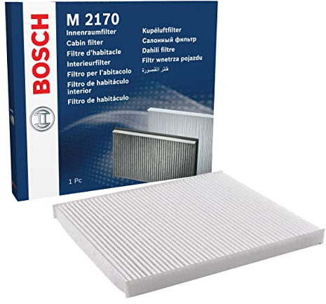 Bosch M2170 Standard Cabin Filter, Replacement Filter - Filters Pollen and Dust for Cleaner Air Inside the Vehicle