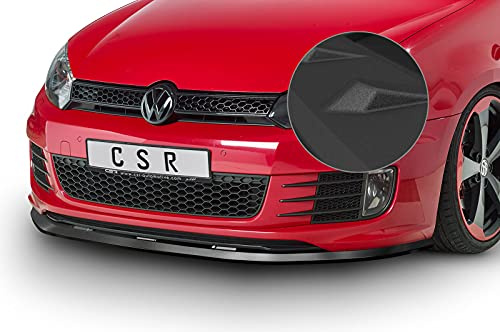 CSR-Automotive Cup-Spoilerlippe mit ABE Kompatibel mit/Ersatz für VW Golf 6 GTI/GTD CSL339-S