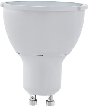 Eglo Ampoule LED GU10 dimmable en étapes, lampe réflecteur graduable, spot de 4,8 watts (équivalent 57 watts), 400 lumens, blanc chaud, 3000 Kelvin, Ø 5 cm