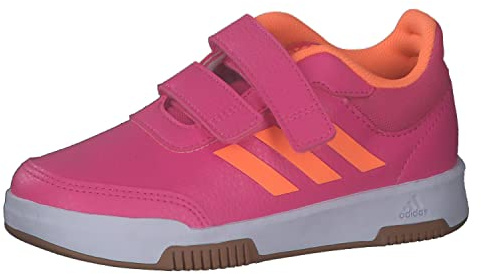 adidas Unisex Kinder Tensaur Hook and Loop Shoes, Magenta / Orange / Cloud White, 35 EU