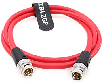 ZBLZGP Cavo BNC 75 Ohm maschio a maschio 12G SDI Digital Video Cable per telecamere e apparecchiature video, supporta 12G-SDI UHDTV, 6G-SDI, 3G-SDI HDTV, HDTV, HD-SDI HDTV, HD-SDI
