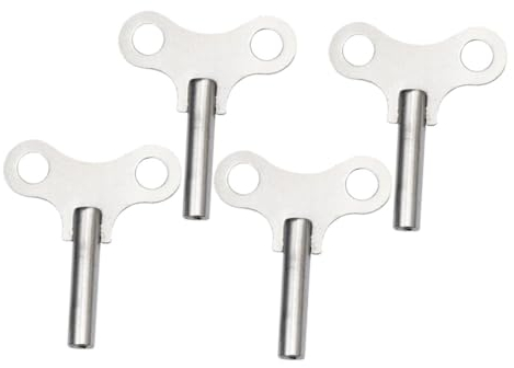 BESTonZON 4 Stück Uhrenschlüssel Aufziehschlüssel Für Uhr Aufzugsschlüssel Austauschen Aufziehen Von Schlüsseln Schlüssel Zum Aufziehen Der Uhr Robuste Uhrenwerkzeuge Reparatur Uhrwerk Stahl