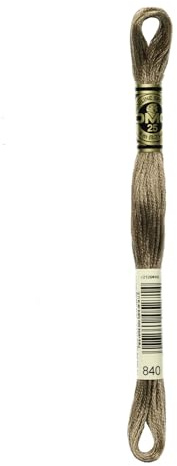 DMC Gold Concept Mouliné-Garn, 8 m, Farbe 840, Stickerei