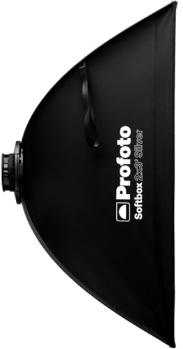 Profoto 2 x 91 cm Softbox, rechteckig, weiches Licht mit Präzision und Vielseitigkeit (Silber)