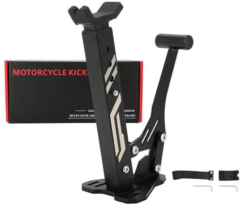 JFG RACING Support Roue Moto,Support Roue Avant et Arrière Portable Pliable,Support Rouleau Nettoyage Chaine Moto Universel pour la Plupart des Motocross Enduro Supermoto