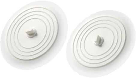 DOITOOL 2pcs Silicone Bath Tub Plug Stopper Cover Drain Stopper for Bathtub Bathroom Sink Plug for Bathing and Kitchen Sink Use