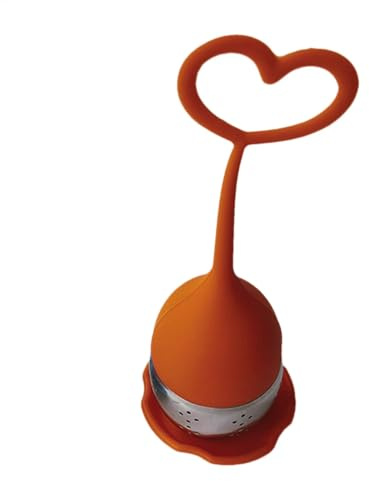 Infusore per tè sfuso - Infusore per tè sfuso | Diffusore per tè | Colino da tè Heart per tazza da tè | Simpatico colino per infusore per il tè | Filtro da tè riutilizzabile per teiere e tazze di tè i