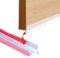Sockelleiste Küche Sockelprofil Dichtung, Hohe Elastizitä Silikonkautschuk für 15mm 16mm 17mm Holzstärke Abdichtungsprofil für Küchensockel, ist Stark Wasserdichter Staubdicht (Transparent, 5M)