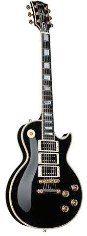 Peter Frampton Phenix Inspired Les Paul Custom Ebony - Custom E-Gitarre