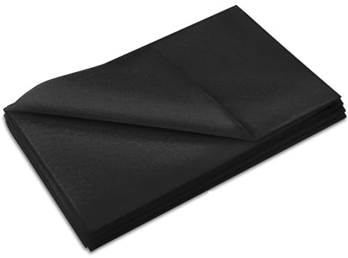 100x200 cm Bügelvlies zum Verstärken Schwarz Aufbügelbare Bügelfließe | Iron-On Interfacing Stickvlies zum Aufbügeln Vlies Einlagestoff in Leichter (30G/M²) zum Nähen Quilten Basteln Schneidern