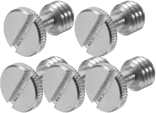 Kisangel 5 pezzi Viti di Fissaggio per Fotocamera da Vite Thumb per Montaggio Treppiede Monopiede e Piastra di Rilascio Rapido Compatte e Leggere per Uso Professionale