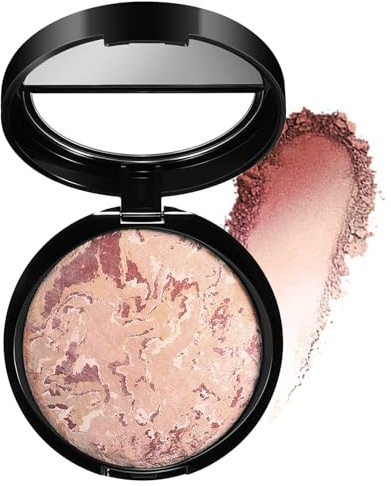 Setting Powder - Wasserfest Matt Gebackene Puder Makeup für das Pendeln und das Tägliche, Ölkontrolle, Langanhaltendes Make-Up & Sanfter Natürlichen Glow, Baking Powder (#04 Mittelbeige, 15 g)
