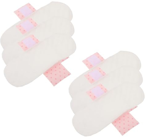LOLIPPYY 6 und Wiederverwendbare Menstruationsbinden der Baumwolle aus Komfortabel mit Verbesserter Saugfähigkeit Atmungsaktiv für Täglichen Gebrauch Geburt