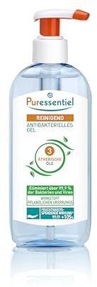 Puressentiel - Assainissant - Gel Antibactérien aux 3 Huiles Essentielles - Elimine 99,9% des bactéries et des virus - 250 ml