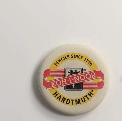 Koh-I-NOOR 6240041001 KK Kleine Logo Radierer für Graphitstifte