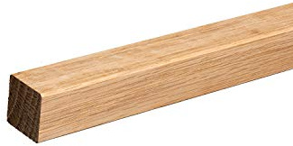Quadratleiste Vierkantleiste Bastelleiste Abdeckleiste Eiche ROH Massivholz 20mm