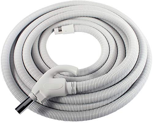 Cen-Tec Systems 91375 50 Ft. Low Voltage Central Vacuum Hose, Light Gray, 50 Ft. Hose
