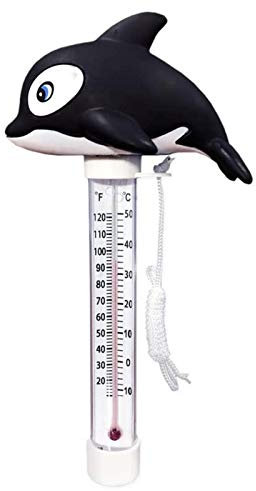 Linsition Schwimmende Pool Thermometer, Floating Pool Thermometer, Schwimmend Poolthermometer Badethermometer Wasserthermometer Teichthermometer Für Pools, Spas, Aquarien 1