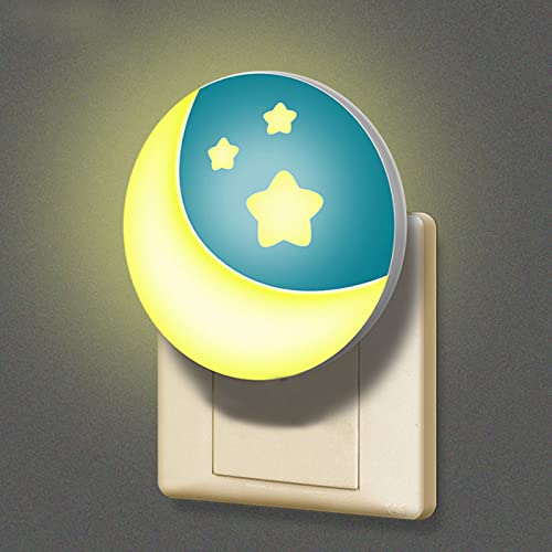 Annmore Luce Notturna Neonati da Presa, Sensore Crepuscolare Lucina Notte, Illuminazione per Camera Bambini, Neonato Accessori Utili (1)