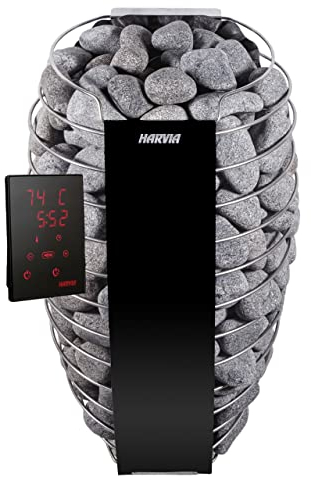 Harvia Spirit SP60XW 6 kW WiFi Black finnischer Saunaofen inklusive Xenio WiFi Steuerung