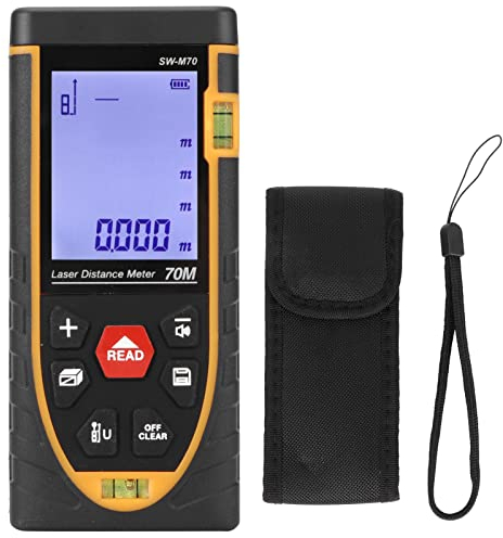 Dispositivo Di Misurazione Della Distanza Laser Portatile, Misuratore Laser Telemetro a Infrarossi Ad Alta Precisione Misuratore Laser Distanza Metro a Nastro Digitale Con Laser per Progetti Domestici