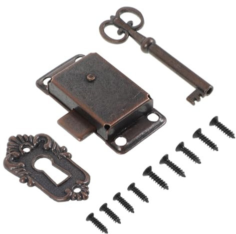 KITANDOVE Retro Schmuckkästchenschloss Kindersicheres Schrankschloss-set Für Schränke