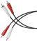 HDSupply - Cavo audio RCA, 2.5m, Maschio/Maschio, Nero, Per amplificatore, lettore DVD, music player, antenna satellitare, altoparlante