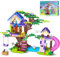 Casa en el Árbol Friends con Luces LED, 791 Piezas, Set de Construcción DIY con Columpio y Tobogán, Regalo para Niños y Niñas de 6 a 12+ Años