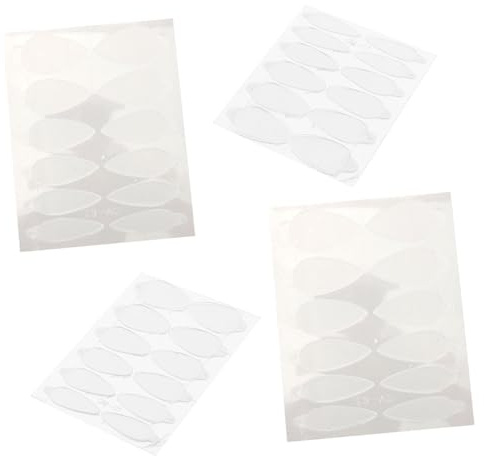 DRESSOOS 4hojas Molde Uñas Acrilicas Pegatinas Guía Extensiones Uñas Herramientas Manicura Diy