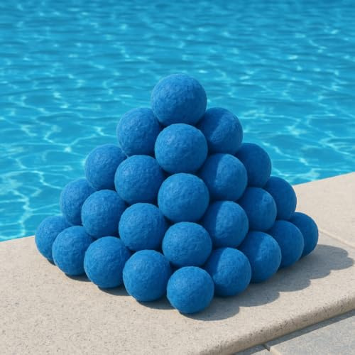 Filterbälle für Sandfilteranlagen 1000 g Filterbälle Pool Ersatz Für 35Kg Filtersand Und Quarzsand Mehrweg Filterballs für Aquarium und Poolzubehör Pool Filter Schwimmbad Filteranlagen (1000, Gramm)