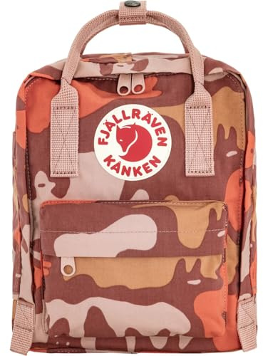 Fjällräven Rucksack Freizeitrucksack Kånken Graphics Mini 7L Chalk Rose - Hidden Animals rot