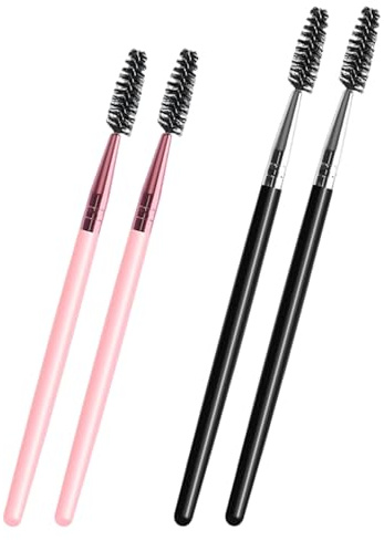 4 Pennelli Per Ciglia, Spazzola Portatile, Riutilizzabile, Adatto Per Estensioni Per Ciglia, Fare -Up Del Pennello Per Sopracciglia, Pettine Per Ciglia.