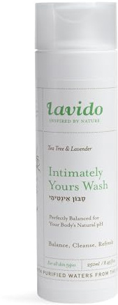 Lavido - Intimately Yours Wash | Clean, Non-Toxic Skincare (Tea Tree + Lavender, 8.4 fl oz | 250 ml)