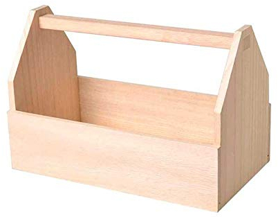 Artemio Boîte à Outils en Bois 30 cm, Beige, 30 cm