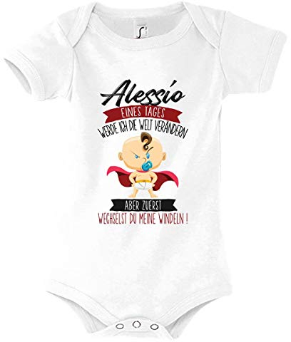 Planetee Alessio Vorname Jungen Kurzarm-Body 18-23 Monat