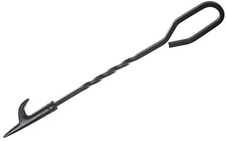 HERSIG - Accesorios Chimenea | Atizador Barbacoa, Chimenea o Estufa de Forja - 45 cm