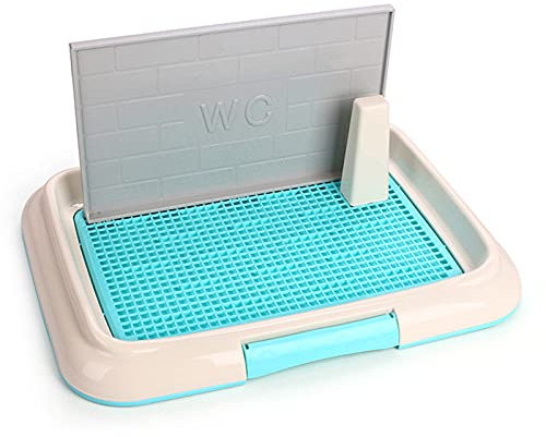 TRGCJGH Mesh-Trainingstablett Hundetoilette Für Den Innenbereich Pee Pads Für Hunde,Blue