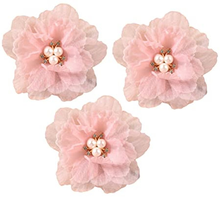 minkissy 3 Fermagli Per A Forma Di Fiore Per Ragazze Per Feste Di Compleanno Decorazioni Per Con Forcine Decorate
