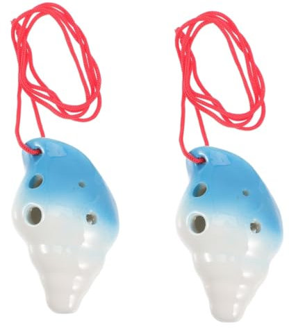 ibasenice 2stücke Ocarina Für Anfänger Tragbares Blasinstrument Aus Ocarina Für Schüler Und Musikliebhaber Mit Wunderschönem Und Einfacher Handhabung Perfektes Souvenir Für Reisen