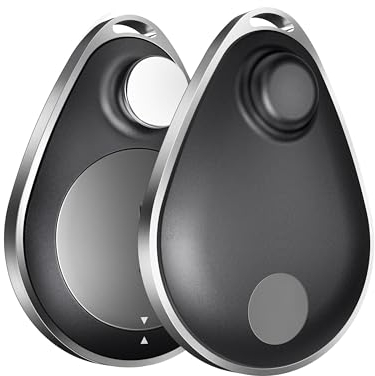 idoove Utag Localizzatore GPS per Bambini Confezione da 2, Trova Chiavi Funziona con Apple Trova il Mio (solo iOS), Impermeabile IP67, Protezione Privacy, Modalità Smarrito, Localizzatore Bluetooth pe