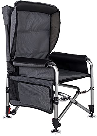 Angelstühle für Erwachsene Campingstühle for Erwachsene Faltende Angelstühle mit Aufbewahrungstasche Faltbare Rückenlehne skalierbare Beine for Rasenstrand Chaise Lounge Campingstühle ( Size : Large B