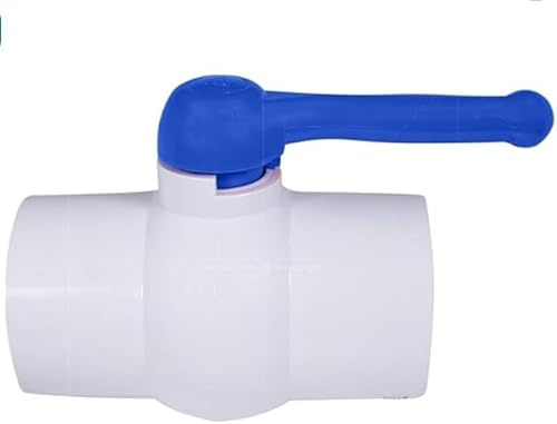 (Pack of 1) EFIELD 4 Inch PVC Ball Valve (Solvent), Schedule 40, Slip PVC Ball Valve for Residential, Commercial, Agricultural and Light IndustrialAapplications,(PVC009)