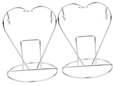 Alipis 2pezzi Porta Tazze da Caffè e Piatti in Acciaio Inox Forma di Cuore Organizzatore da Cucina Ripiano di Asciugatura per Tazze e Piatti