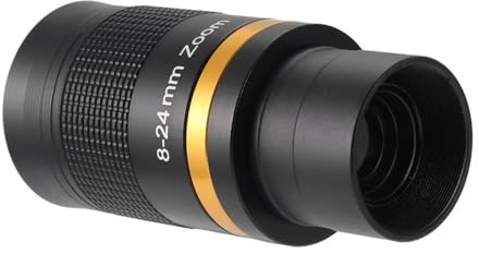 Teleskoptillbehör astronomiteleskop 1,25 tum zoom okular 7-21 mm och 8-24 mm kontinuerlig zoom full multioptisk astronomiteleskop okular (zoom 8-24 mm B)