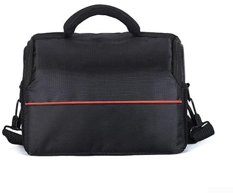 Floweringbeter Borsa impermeabile per fotocamera DSLR con divisori regolabili, protezione interna imbottita, adatta per varie fotocamere DSLR, include tracolla per trasporto attrezzatura fotografica