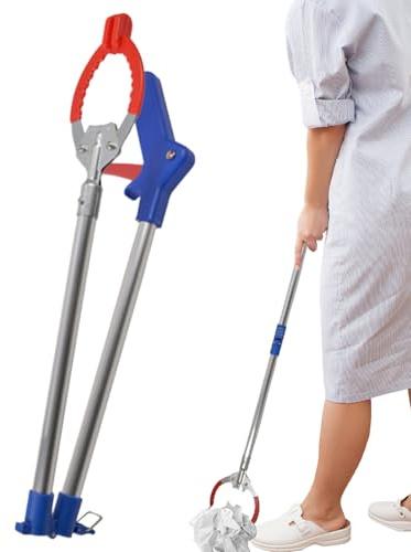 Nankoyal Raccoglitori Per Anziani | Pieghevole Ergonomico In Lega Di Alluminio Articoli Per La Casa,Pinza Per Raccolta Rifiuti,Per Anziani Disabili Pulizia Giardino Foglie