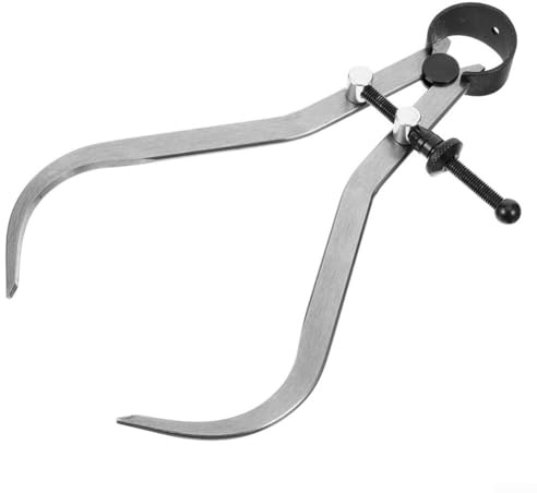 Herramienta de medición externa de torno de madera con pinza Vernier, calibrador portátil y ligero para aplicaciones de torneado de madera (150 mm)
