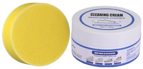 White Shoes Cleaner for Sneakers - Rengöringskräm för vita med | Hushållsrengöringsverktyg för läder, canvas, dagliga, resor eller sport
