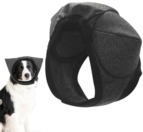 Generico Paraorecchie Cane - Rumore Cancellante Udito Protezione, Impermeabile Tappi Orecchie Canino Comfort | Lenitivo Orecchio Caps Impediscono Ematoma, Elastico Impermeabile Paraorecchie