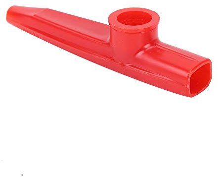 Generic Mini Strumento Kazoo Portatile in Plastica, Facile da Imparare per il Divertimento del falò, Compatto e Resistente, 1 Pezzo (rosso)